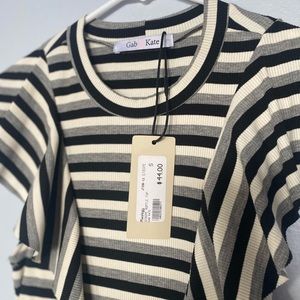 Gab & Kate adorable striped top. NWT! Never worn!